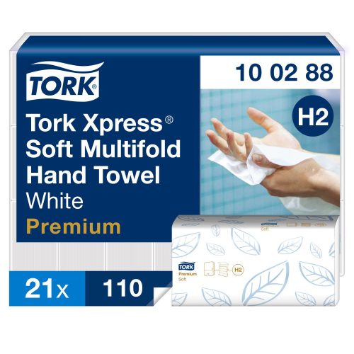 H2 100288 Tork Xpress Multifold Soft kéztörlő papírtörlő 