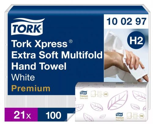 H2 100297 Tork Xpress Multifold Exta Soft kéztörlő papírtörlő  