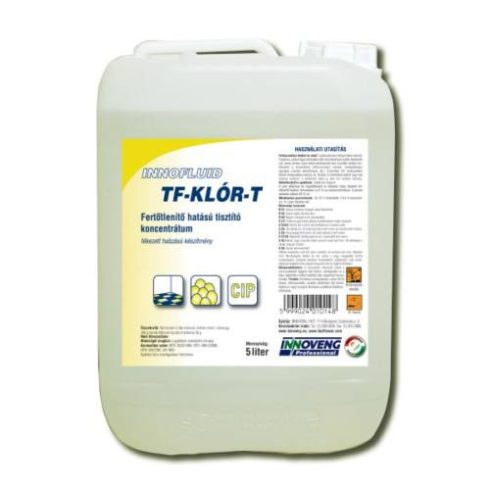 11014  Inno Chlor T Baktericid, fungicid hatású általános tisztítószer (Régi név :Innofluid TF Klór T) (5L)