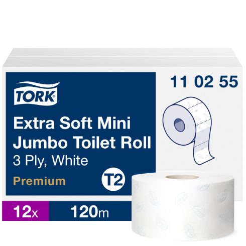 T2 110255 Tork mini Jumbo midi toalettpapír toalett wc papír 