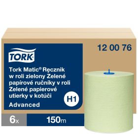   H1 120076 Tork Matic zöld tekercses kéztörlő papírtörlő