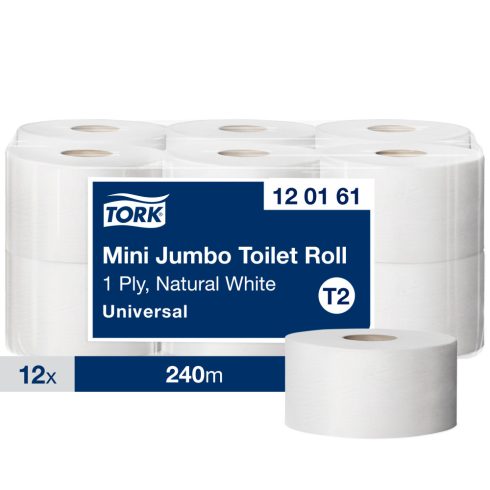 T2 120161 Tork mini Jumbo midi toalettpapír toalett wc papír 