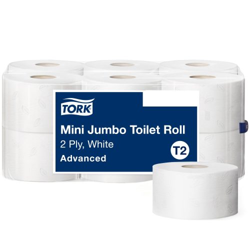 T2 120207 Tork mini Jumbo midi toalettpapír toalett wc papír 