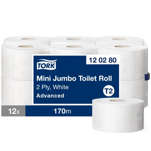 T2 120280 Tork Advanced mini Jumbo midi toalettpapír toalett wc papír 