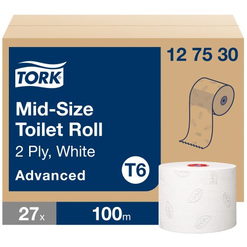 T6 127530 Tork Mid-Size soft toalettpapír 
