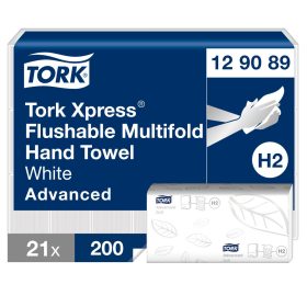   H2 129089 Tork Xpress Multifold Xpress® Soft toalettbe dobható  kéztörlő papírtörlő