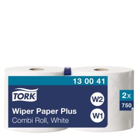   W2 130041 Tork törlőpapír plusz, tekercses törlőpapír 420 ipari papírtörlő
