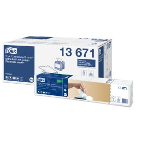   N10 13671 Tork Xpressnap Snack Extra Soft adagolós szalvéta fehér
