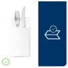 15660 Tork Premium Linstyle Dinner textilhatású Szervizszalvéta Fehér