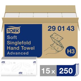   H3 290143 Tork Singlefold Z hajtogatású hajtogatott kéztörlő papírtörlő