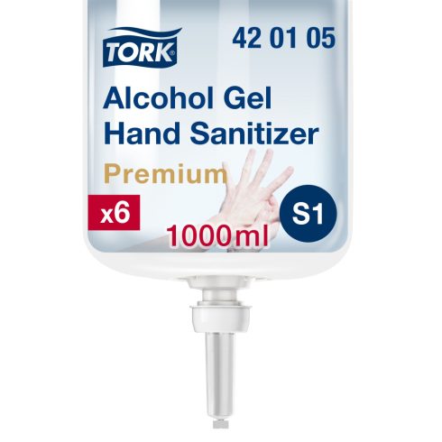 S1 420105 Tork alkoholos kézfertőtlenítő gél(Régi cikkszám: 420103)