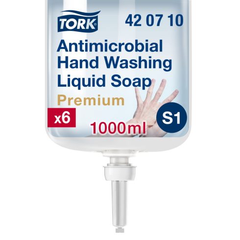 S1 420710 Tork alkoholmentes fertőtlenítő folyékony szappan