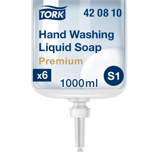 S1 420810 Tork Extra Hygiene folyékony szappan 6x1L