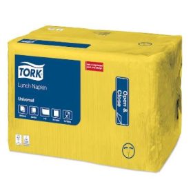 470254 Tork Lunch szalvéta 1 rétegű Sárga