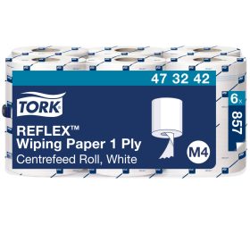   M4 473242 Tork Reflex midi laponkénti adagolású kéztörlő törlőpapír tekercses 1 rétegű