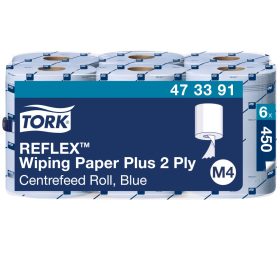   M4 473391 Tork Reflex midi laponkénti adagolású kéztörlő törlőpapír tekercses kék
