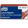 477867 Tork Soft Lunch szalvéta Terrakotta
