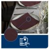 478855 Tork Premium Linstyle Dinner textilhatású szalvéta burgundi