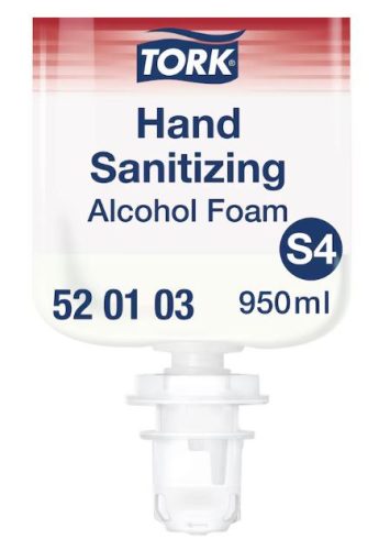 S4 520103 Tork alkoholos kézfertőtlenítő hab