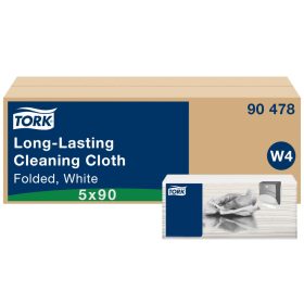   W4 90478 Tork többször használható tisztítókendő, hajtogatott