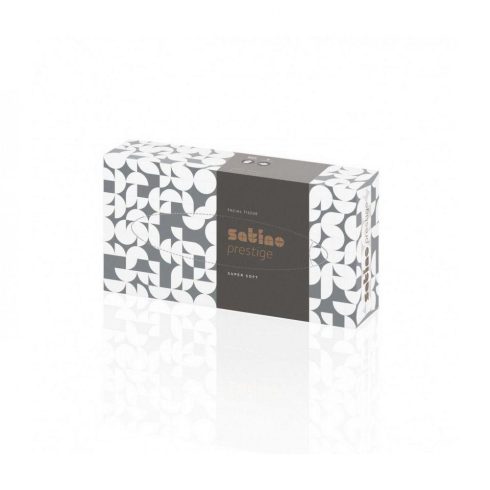 Satino Wepa Prestige kozmetikai kendő 2rétegű, fehér, 100lap/csomag, 40 csomag/karton