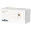 Satino Wepa Supersoft többcélű V hajtogatott törlőkendő 2 réteg, fehér, 22x21cm, 15x200 lap/karton