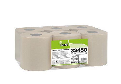 Celtex E-Tissue Pull 450 tekercses kéztörlő 2 réteg, recy, 99 m 6 tekercs/zsugor