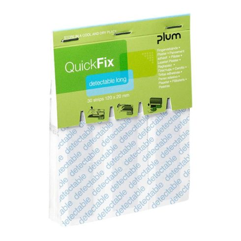 Plum QuickFix long kimutatható fémszálas ragtapasz 30db-os