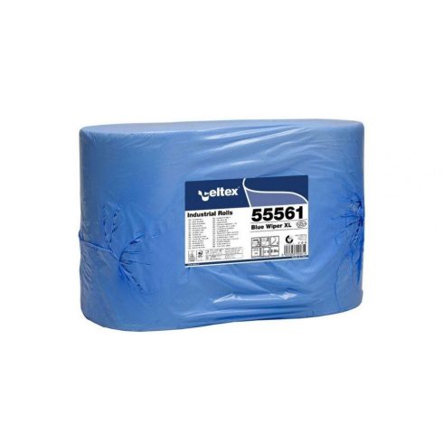 Celtex Blue Wiper XL ipari törlő kék cellulóz, 2 réteg, 1000 lap, 360m, 36x36cm, 2 tekercs/zsugor