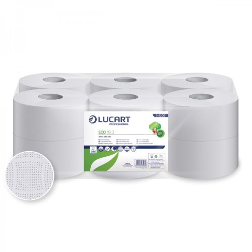 Lucart Eco 19 J Mini toalettpapír 2 réteg recy 120m 12tekercs/csomag