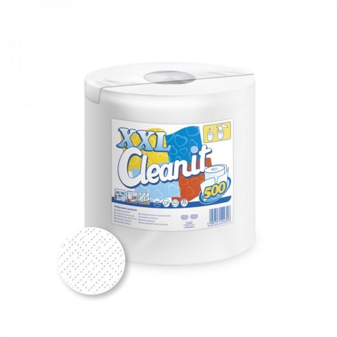 Lucart Cleanit XXL 500 lapos papírtörlő 2 rétegű cellulóz 105m 6 tekercs/zsugor