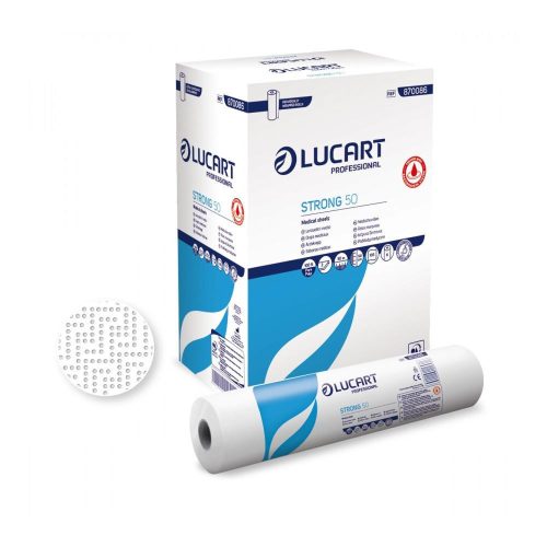 Lucart Strong 50 Joint orvosi papírlepedő, 2 rétegű 50 cm, 50 m, 6 tekercs/karton