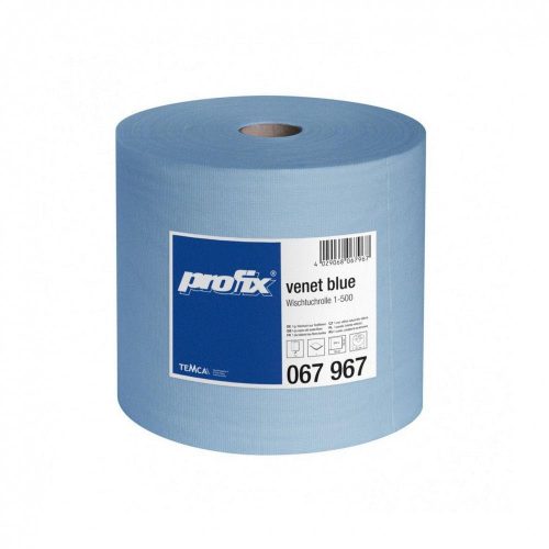 PROFIX Venet Blue ipari törlőkendő 1 rétegű, kék, 500 lap/tekercs, 1 tekercs/zsugor