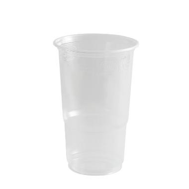 RPET Shaker pohár víztiszta Ø95mm x151mm 500ml SUP logóval (EU)