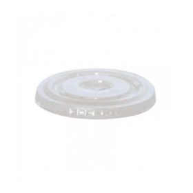 Papírtégely tető - lapos - Ø62 mm PET