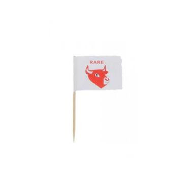 Steak jelölő zászló - RARE - piros