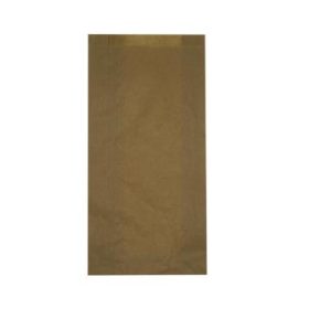   Ablak nélküli papírtasak, barna, kraft, 180+2x60x350mm, 35gr