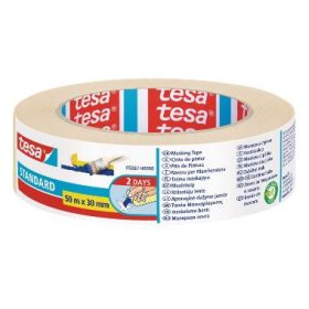   Tesa Általános célú átlátszó Krepp szalag, 60C, 30mmx50m