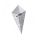 Burgonyás háromszög doboz - Újság arculatú - 325 ml 175 x 145 mm papír