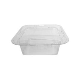   Tető víztiszta négyszögletes 122x122x35mm (alj: 0808DX30)