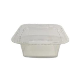   Tető víztiszta négyszögletes 122x122x53mm (alj: 0808DX30)