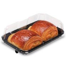   APET Tortadoboz szögletes víztiszta tető 215x145x60mm 2114DXN02