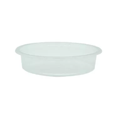 Kerek tálka 250ml PP víztiszta 134682 (tető:22000116)