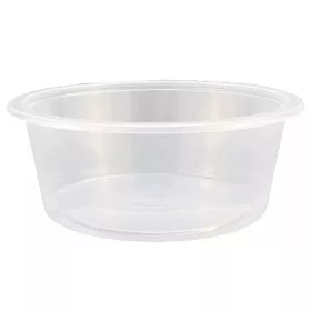 Kerek tálka 500ml PP víztiszta 134681 (tető:22000116)