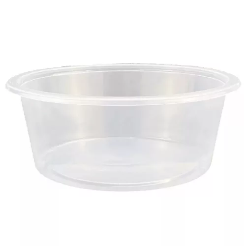 Kerek tálka 500ml PP víztiszta 134681 (tető:22000116)