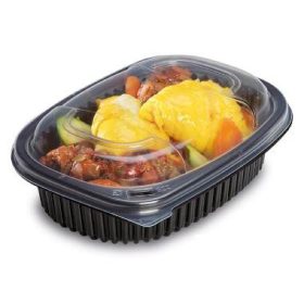   Cookipack PP tálca tető víztiszta 600 ml páramentes aljhoz