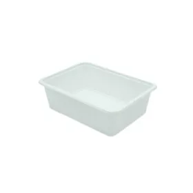   Szögletes alj 750 ml PP fehér standard (Coveris) 134105 (tető: 22200014)
