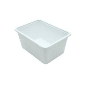   Szögletes alj 1200 ml PP fehér (Coveris) 124414/134107 (tető: 22200014)