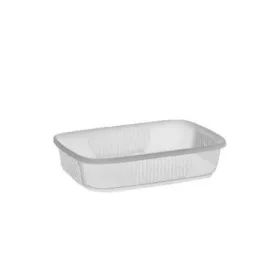   Hagner szögletes tálka 125 ml PP víztiszta K-801 (tető: 22200107)