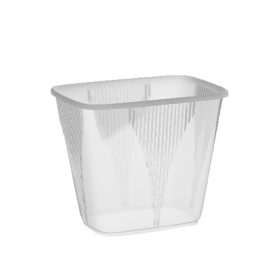   Hagner nagy doboz 1000 ml PP víztiszta K-820 (GuillinPL) (tető: 22200127)